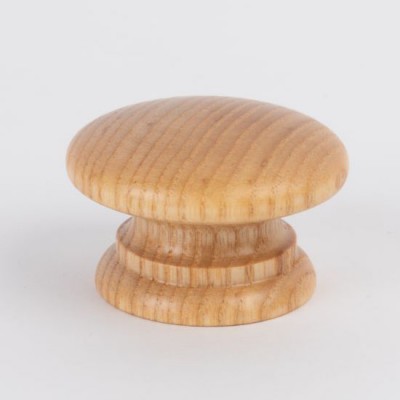 Knob style A 48mm ash lacquered wooden knob